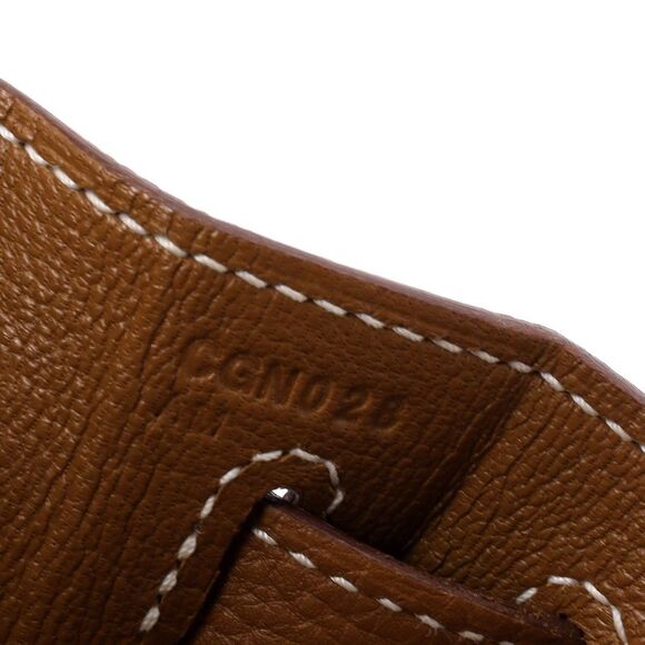 Hermes Kelly Handbag Gold Togo with Gold Hardware 28 Brown - Picture 13 of 13